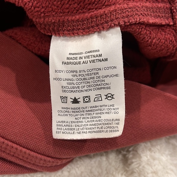 VINTAGE NIKE - Hoodie - Red (size small) - Picture 5 of 7